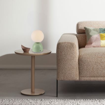 Schöner Wohnen 19218-43 - Lampe de table tactile dimmable rechargeable RUDI LED/1,2W/5V 3000-6000K 1200 mAh verte