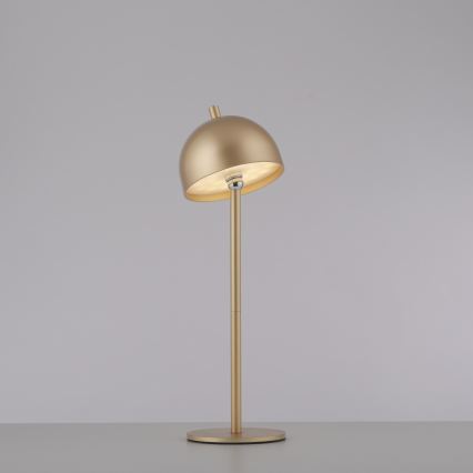 Schöner Wohnen 19244-12 - Lampe de table d'extérieur LED tactile et rechargeable BELLIS, à intensité réglable, LED/2,5W/5V 2600 mAh IP54, dorée