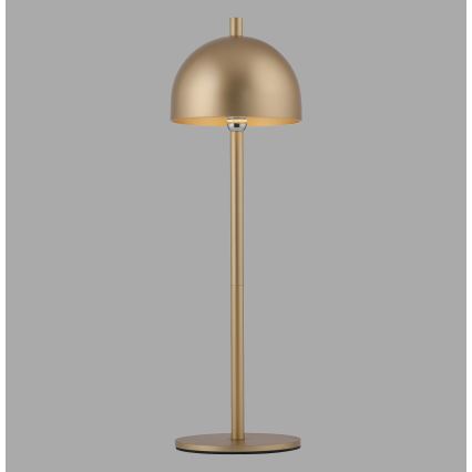 Schöner Wohnen 19244-12 - Lampe de table d'extérieur LED tactile et rechargeable BELLIS, à intensité réglable, LED/2,5W/5V 2600 mAh IP54, dorée