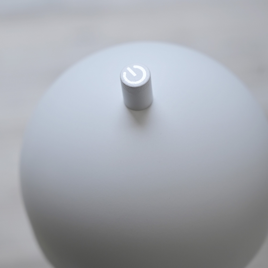 Schöner Wohnen 19244-16 - Lampe de table d'extérieur tactile dimmable rechargeable BELLIS LED/2,5W/5V 2600 mAh IP54 blanche