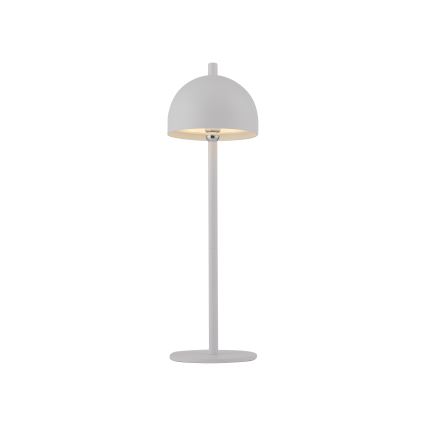 Schöner Wohnen 19244-16 - Lampe de table d'extérieur tactile dimmable rechargeable BELLIS LED/2,5W/5V 2600 mAh IP54 blanche
