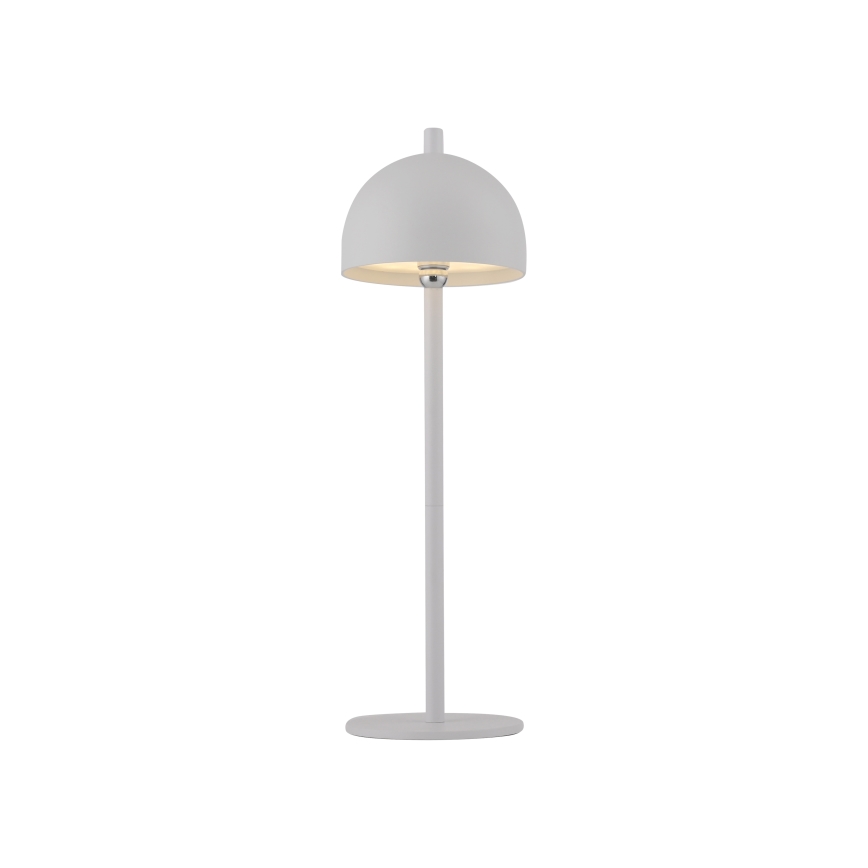 Schöner Wohnen 19244-16 - Lampe de table d'extérieur tactile dimmable rechargeable BELLIS LED/2,5W/5V 2600 mAh IP54 blanche
