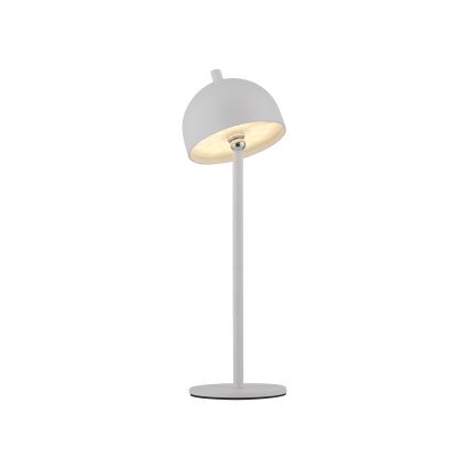 Schöner Wohnen 19244-16 - Lampe de table d'extérieur tactile dimmable rechargeable BELLIS LED/2,5W/5V 2600 mAh IP54 blanche