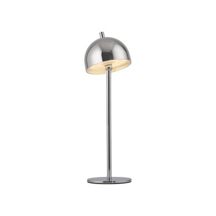 Schöner Wohnen 19244-17 - Lampe de table d'extérieur rechargeable, tactile et dimmable BELLIS LED/2,5W/5V 2600 mAh IP54 chrome brillant
