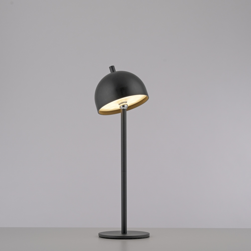 Schöner Wohnen 19244-18 - Lampe de table d'extérieur LED tactile dimmable rechargeable BELLIS LED/2,5W/5V 2600 mAh IP54 noire