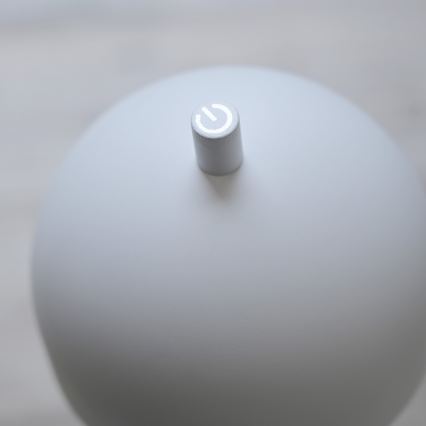 Schöner Wohnen 19245-16 - Lampe sur pied extérieure rechargeable à LED, tactile et dimmable BELLIS LED/2,5W/5V 2600 mAh IP54 blanche