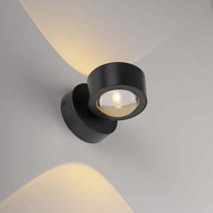 Schöner Wohnen 19331-18 - Applique murale LED CHIA 2xLED/2W/230V noire