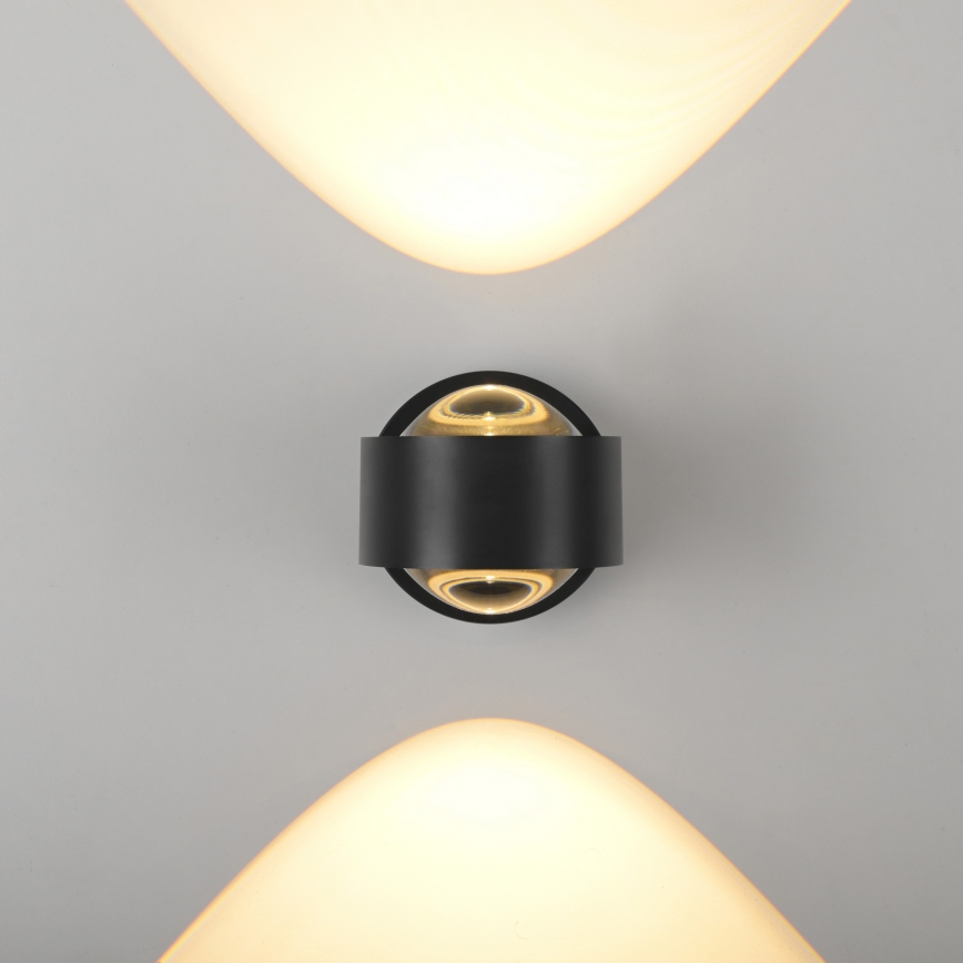 Schöner Wohnen 19331-18 - Applique murale LED CHIA 2xLED/2W/230V noire