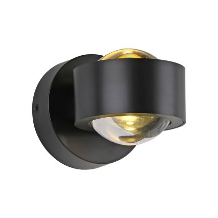 Schöner Wohnen 19331-18 - Applique murale LED CHIA 2xLED/2W/230V noire