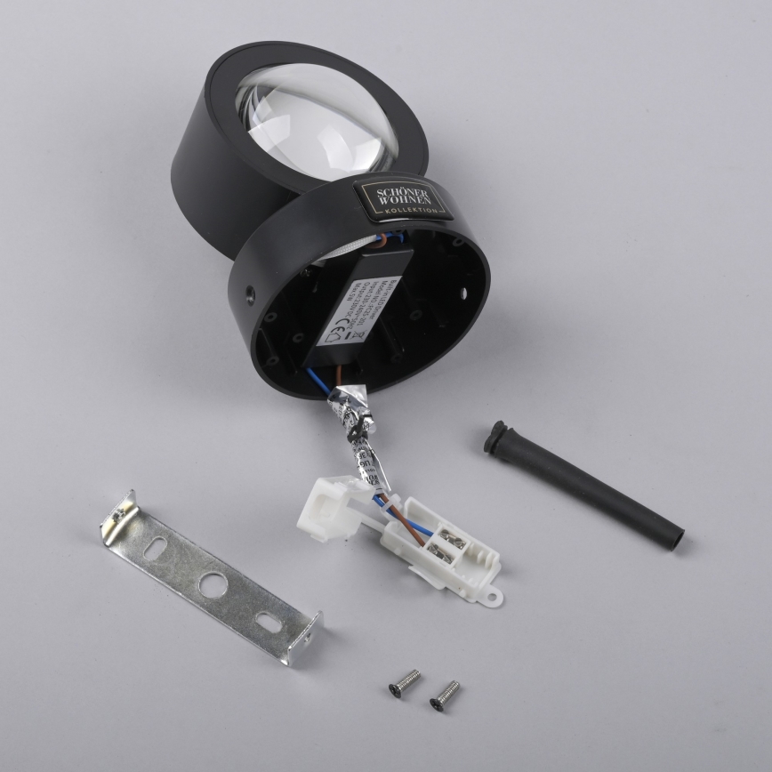 Schöner Wohnen 19331-18 - Applique murale LED CHIA 2xLED/2W/230V noire