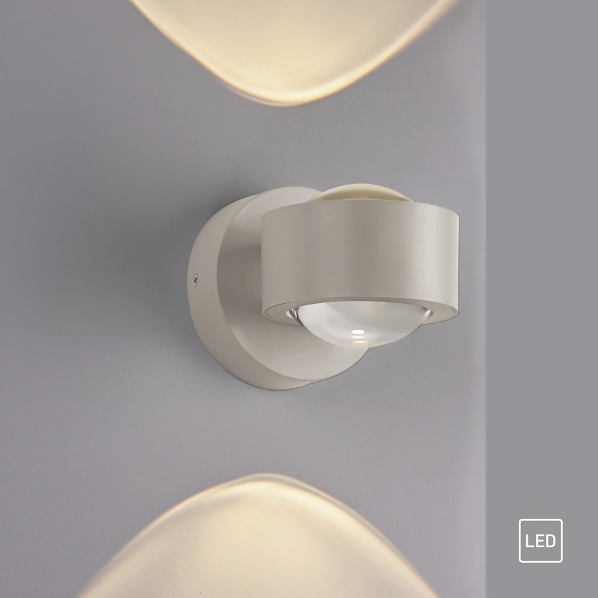 Schöner Wohnen 19331-39 - Applique murale LED CHIA 2xLED/2W/230V grise