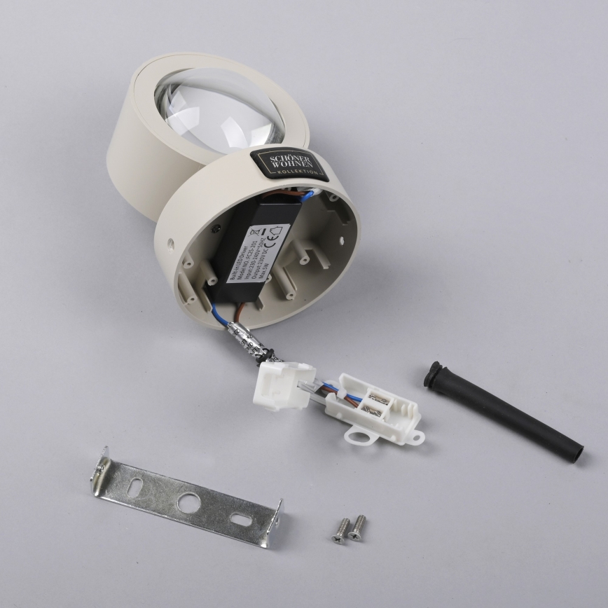 Schöner Wohnen 19331-39 - Applique murale LED CHIA 2xLED/2W/230V grise