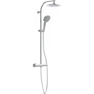 Schütte 60046 - Ensemble de douche avec mitigeur thermostatique MADURA FRESH, chrome brillant