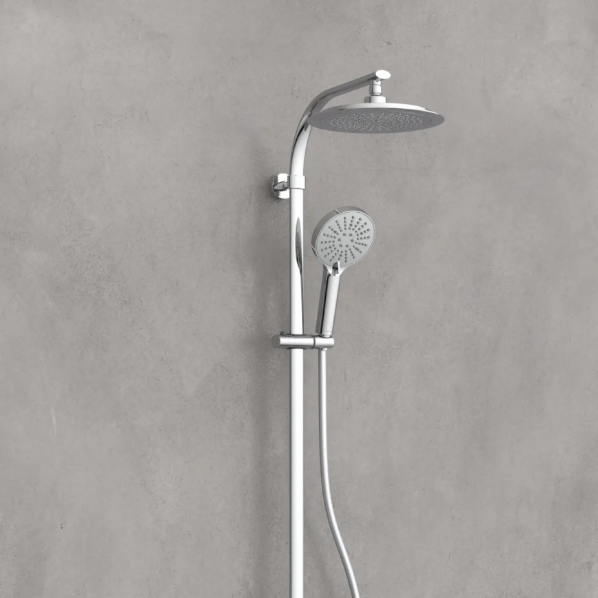Schütte 60046 - Ensemble de douche avec mitigeur thermostatique MADURA FRESH, chrome brillant