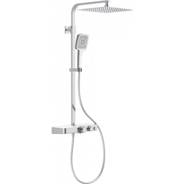 Schütte 60530 - Ensemble de douche OCEAN avec mitigeur thermostatique, finition chrome brillant