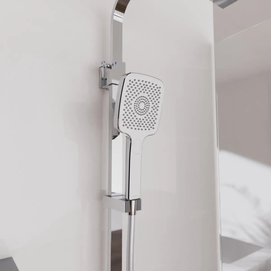 Schütte 60530 - Ensemble de douche OCEAN avec mitigeur thermostatique, finition chrome brillant