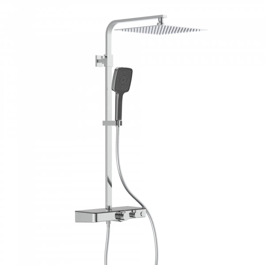 Schütte 60531 - Ensemble de douche avec mitigeur thermostatique OCEAN chrome brillant/anthracite