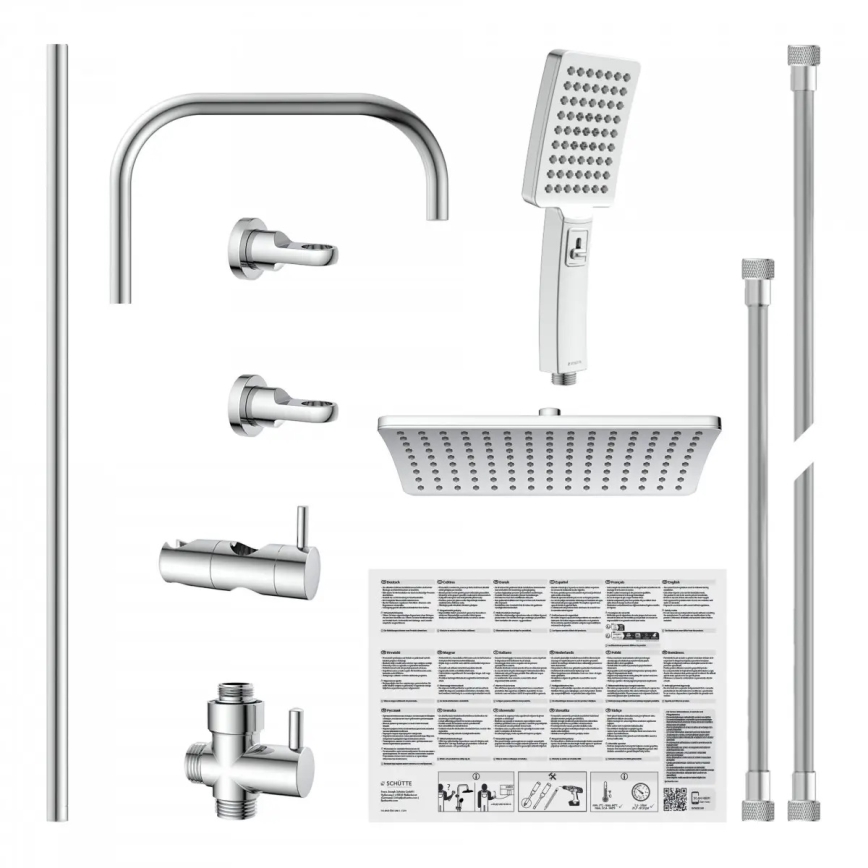 Schütte 60660 - Ensemble de douche MALLORCA chromé brillant