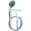 Schütte 64197 - Kit de douche chrome brillant + raclette pour parois de douche