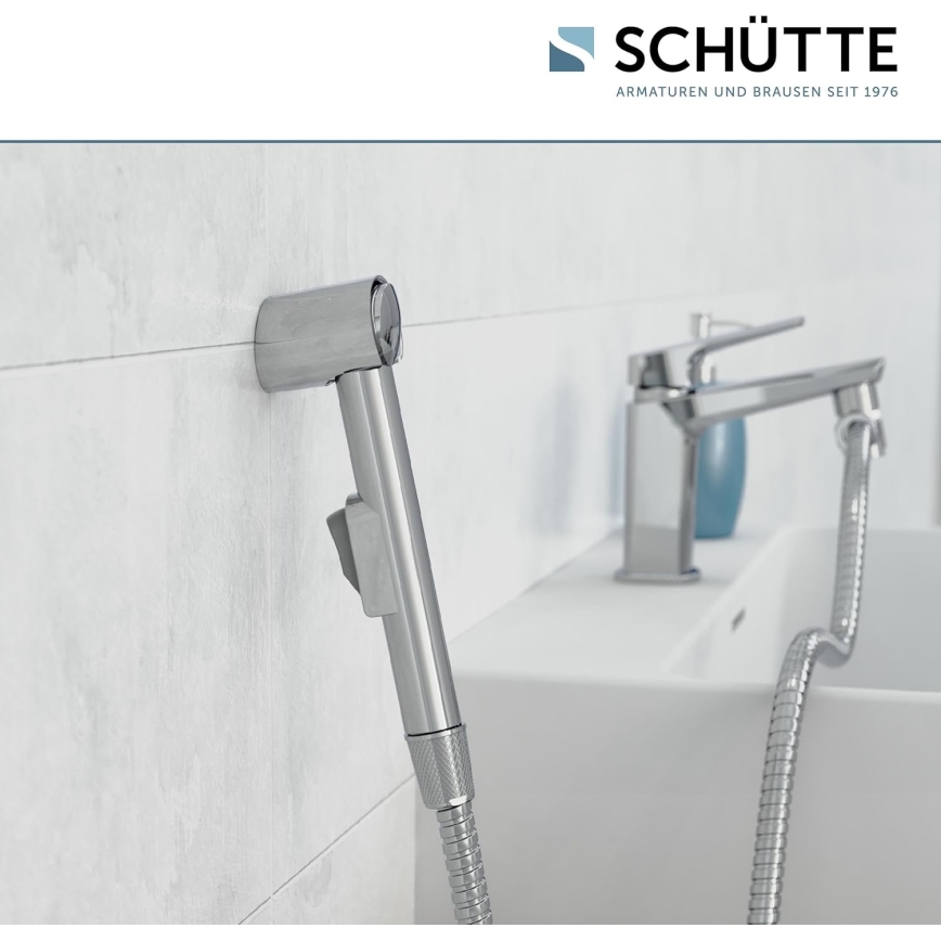 Schütte 78016 - Douchette pour lavabo, finition chrome brillant