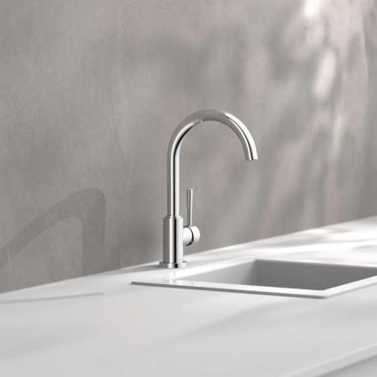 Schütte 79119 - Mitigeur d'évier CORNWALL chromé brillant