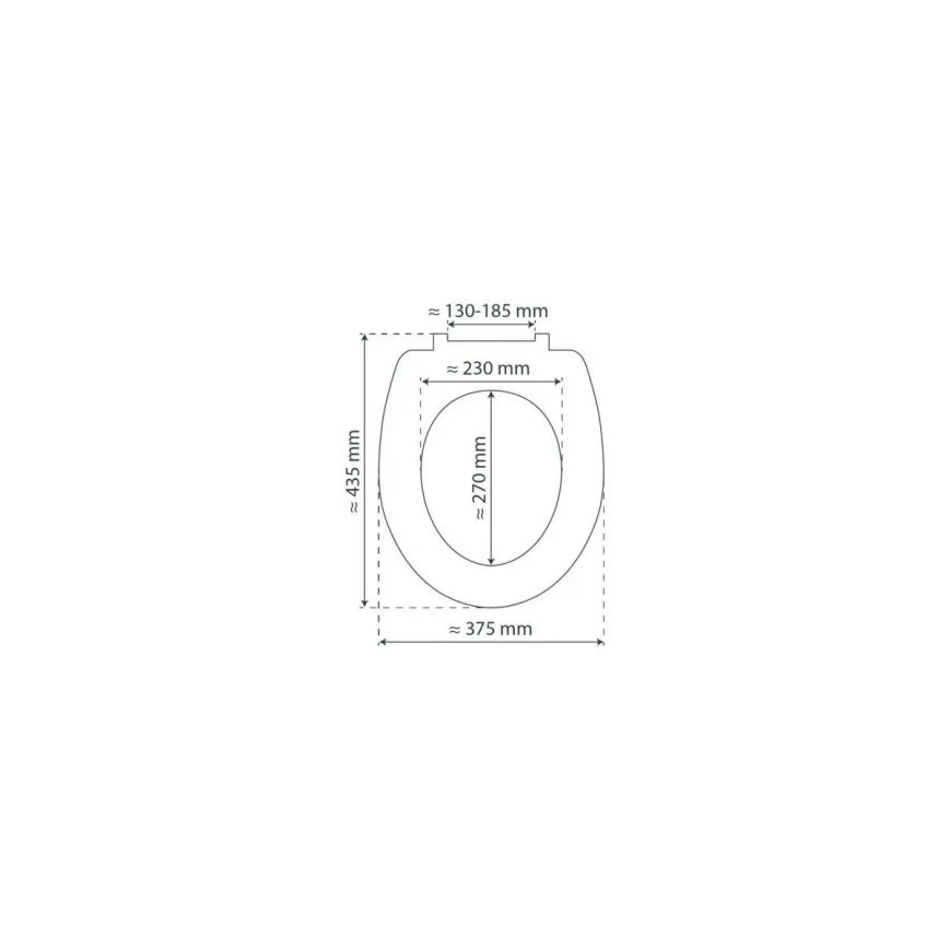 Schütte 80104 - Abattant WC SPIRIT anthracite SoftClose en MDF