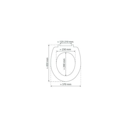 Schütte 82100-A - Abattant WC BLANC SoftClose en Duroplast