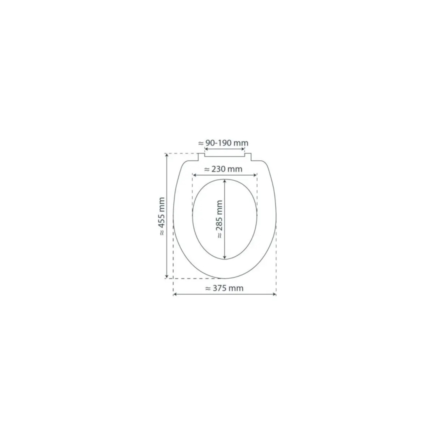 Schütte 82304-A - Abattant WC ANTHRACITE SoftClose en duroplast