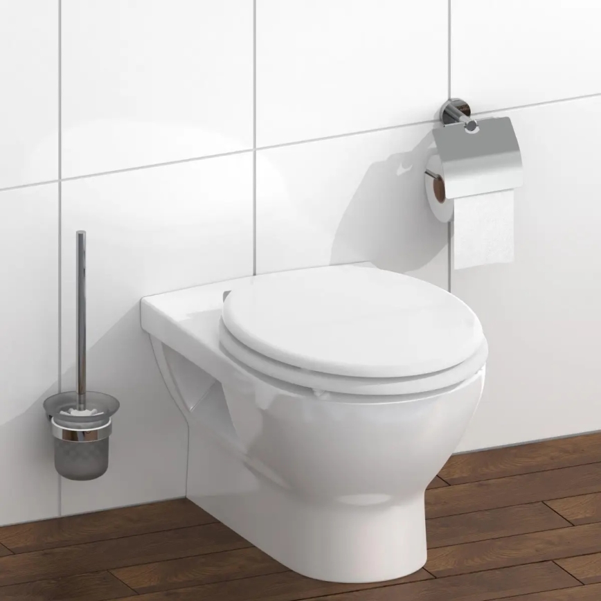 Schütte 84100-A - Abattant de WC BLANC SoftClose en MDF (bois)