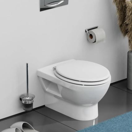 Schütte 84100-A - Abattant de WC BLANC SoftClose en MDF (bois)