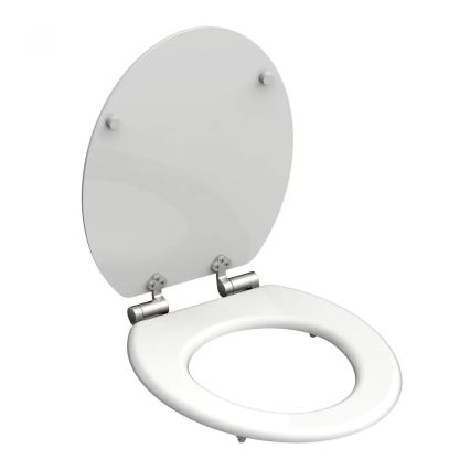 Schütte 84100-A - Abattant de WC BLANC SoftClose en MDF (bois)