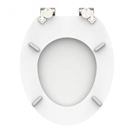 Schütte 84100-A - Abattant de WC BLANC SoftClose en MDF (bois)