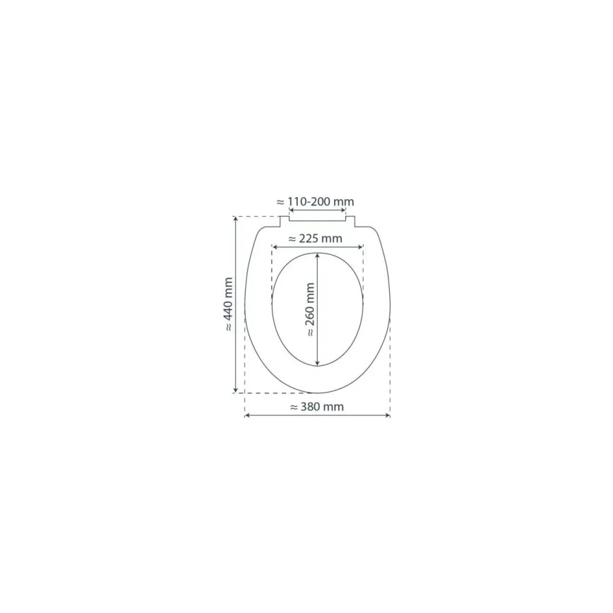 Schütte 84100-A - Abattant de WC BLANC SoftClose en MDF (bois)