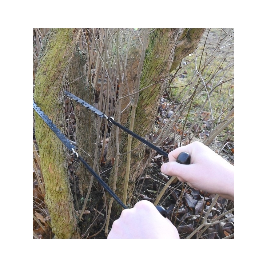 Scie à chaîne manuelle noire