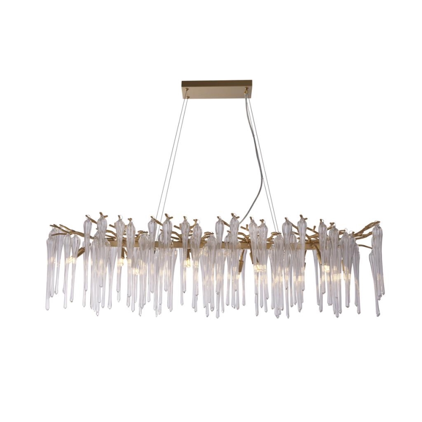 Searchlight - Suspension sur câble HERITAGE 10xG9/33W/230V