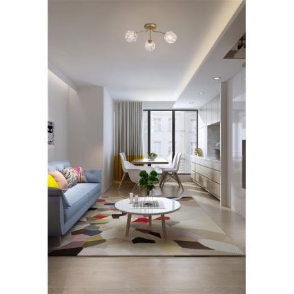 Searchlight - Plafonnier ASTRAL 3xG9/33W/230V doré