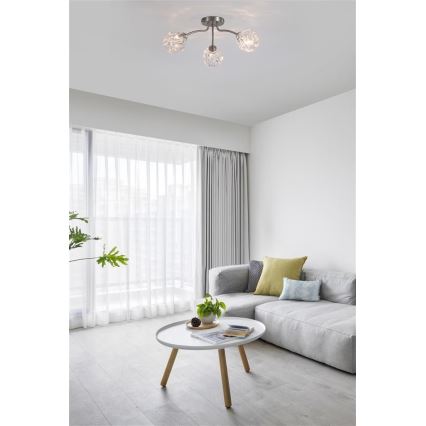 Searchlight - Plafonnier ASTRAL 3xG9/33W/230V chrome mat