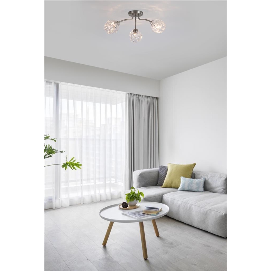 Searchlight - Plafonnier ASTRAL 3xG9/33W/230V chrome mat