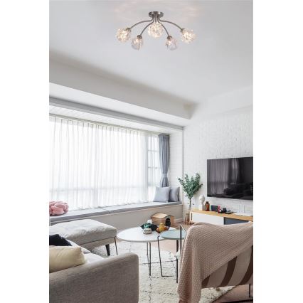 Searchlight - Plafonnier ASTRAL 5xG9/33W/230V, chrome mat