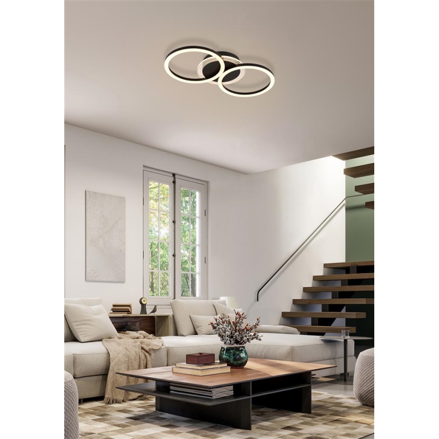 Searchlight - Plafonnier LED dimmable CONTOUR LED/24W/230V 3000K