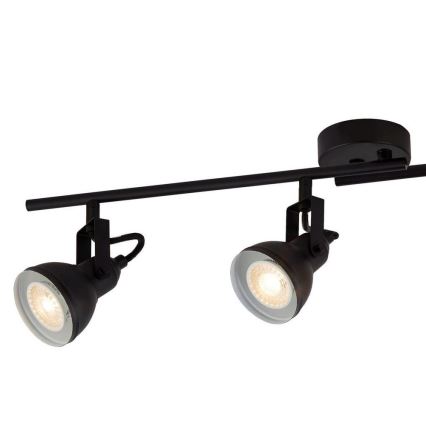 Searchlight - Spot de plafond FOCUS 4xGU10/50W/230V noir