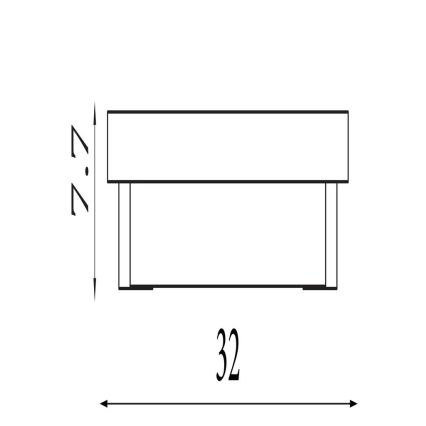Searchlight - Applique murale LED ANCHOR LED/12W/230V