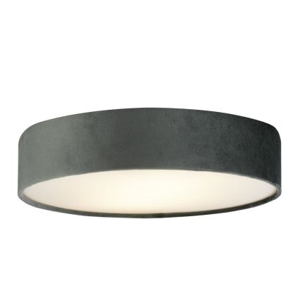 Searchlight - Plafonnier DRUM 3xE27/60W/230V gris
