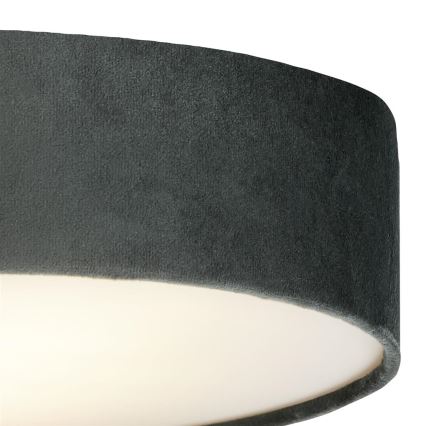 Searchlight - Plafonnier DRUM 3xE27/60W/230V gris