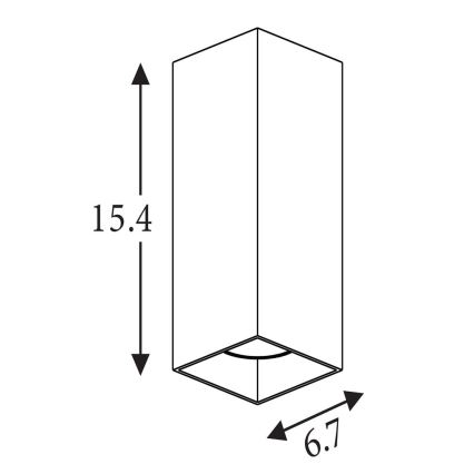 Searchlight - Applique murale DON 2xGU10/10W/230V blanche