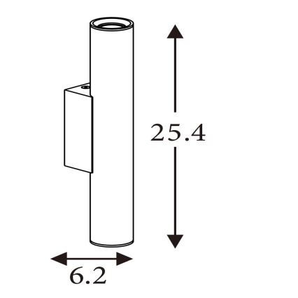 Searchlight - Applique murale BEACON 2xGU10/10W/230V dorée