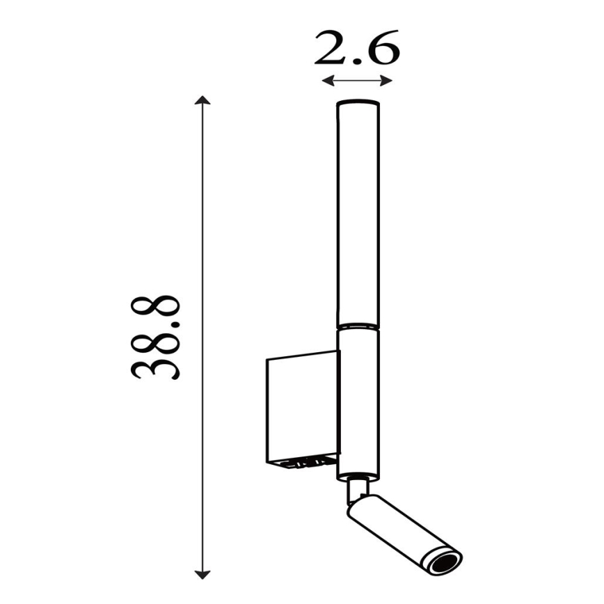 Searchlight - Spot LED ARCHITECT LED/7W/230V noir