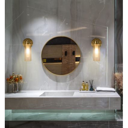 Searchlight - Applique murale pour salle de bains IMPERIAL 1xG9/7W/230V IP44 laiton