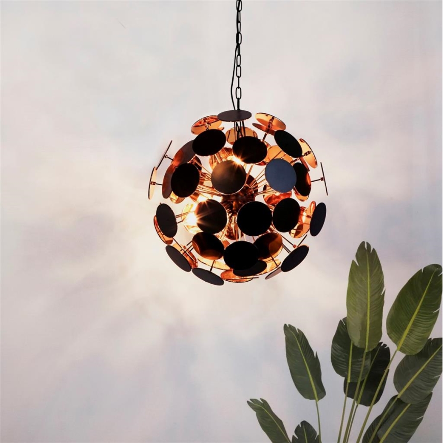 Searchlight - Lustre sur câble DISCUS 4xE14/60W/230V