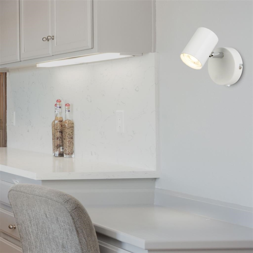 Searchlight - Applique murale spot ROLLO à LED, 4W, 230V, blanche